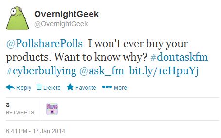 Click on this link to Retweet this message to your Twitter followers