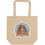 Large organic tote bag - Big Mama's House Podcast Logo